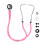 Lightweight Aluminum Dual Head Stethoscope Pink 1