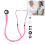 Lightweight Aluminum Dual Head Stethoscope Pink 4