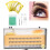 Wimpern-Set mit Pads, Wattestäbchen, Pinzette & Ringbecher 5