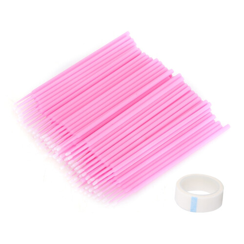 Einweg-Wimpern-Set mit Watte & Klebeband 2