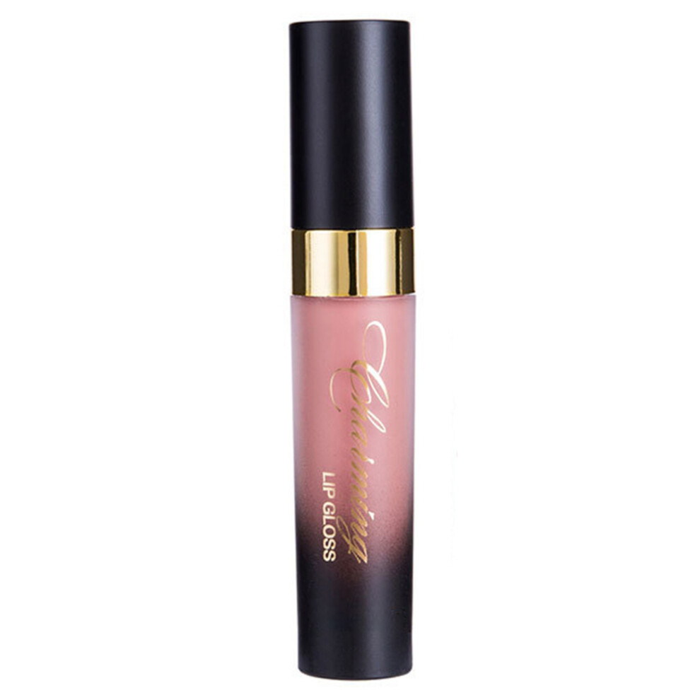 12 Colors Waterproof Lip Gloss Liquid Lipstick with Cleansing Gel (07)