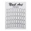 50Pcs White Nail Art False Tips Display Board Gel Color Card 1
