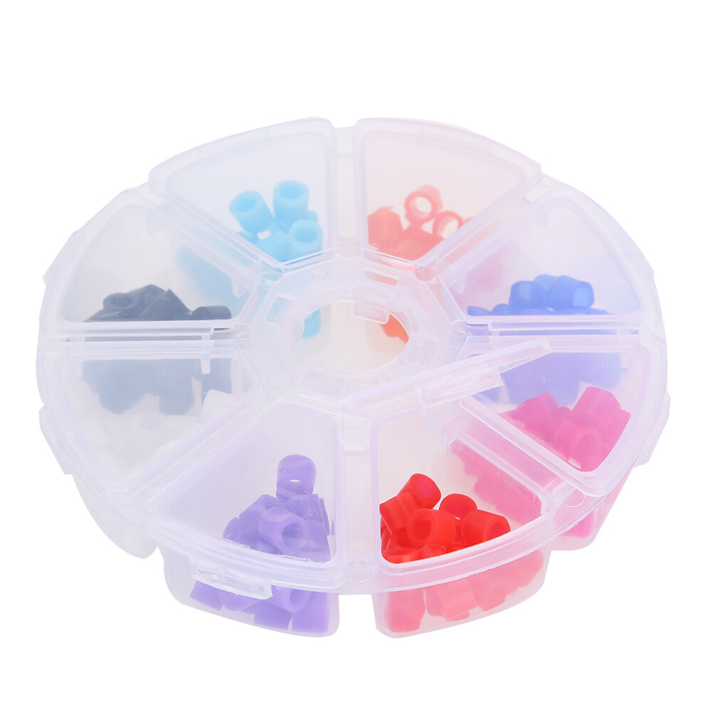 160Pcs Silicone Code Rings