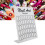 50Pcs White Nail Art False Tips Display Board Gel Color Card 5