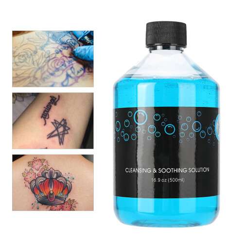 500ml Tattoo Aftercare Solution Cleaning Liquid Soap 2