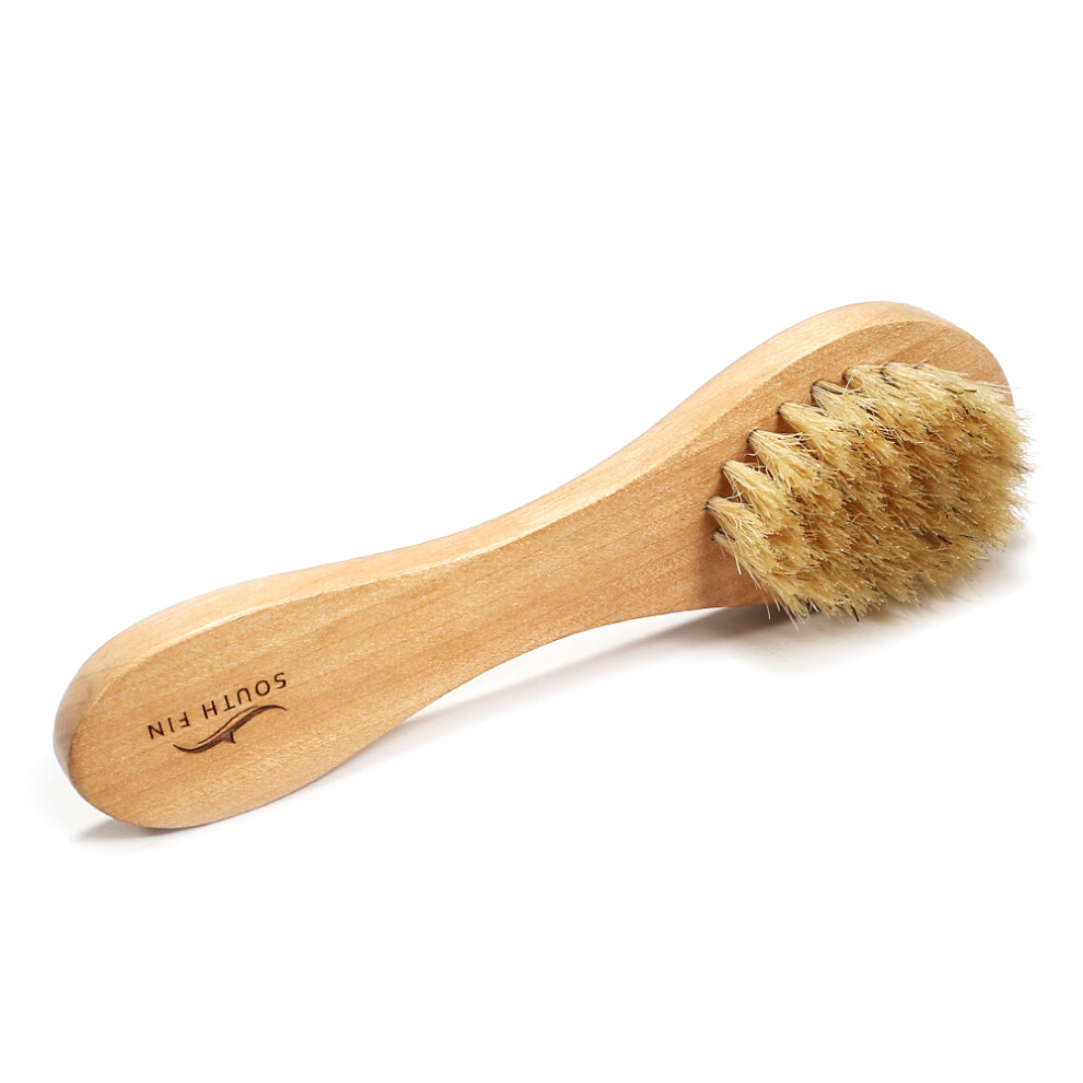 SOUTH FIN Facial Brush Wooden Handle Cleansing Exfoliator