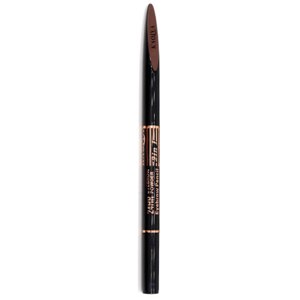 Brown Kaqiya 2 In 1 Eyebrow Pencil Eyeliner Double Ends