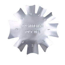 Stainless Steel Nail Art Template Stencil Manicure #B