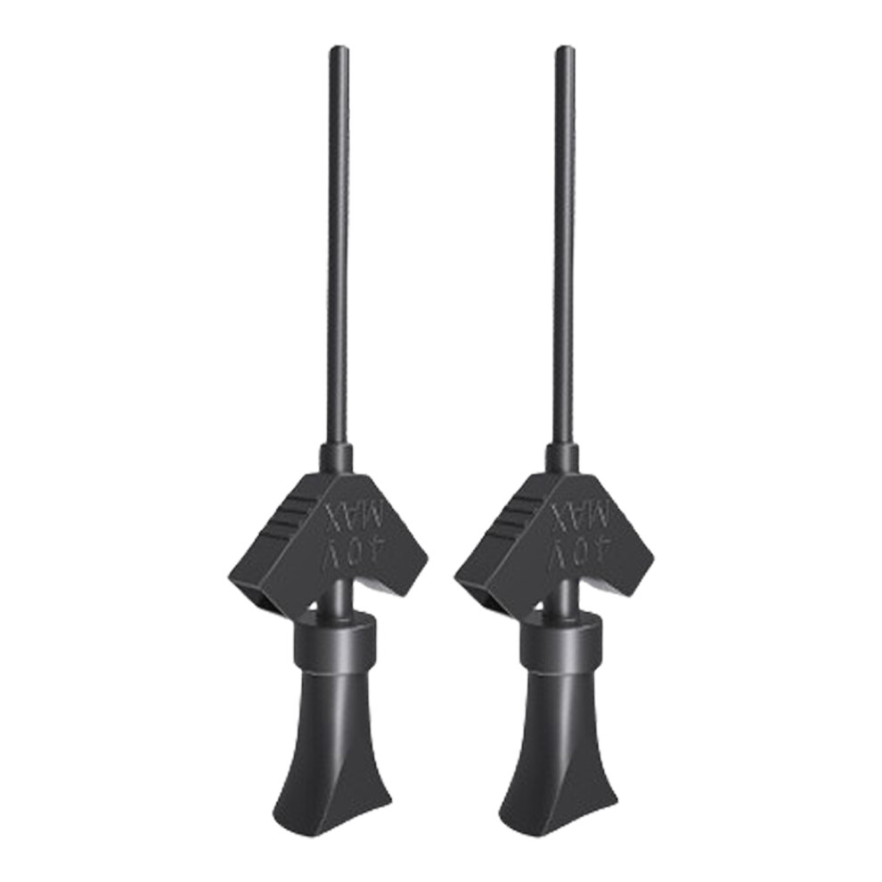 2Pcs Grabber Test Probe Hook For Analyzers Electronic-Black 7754000239504