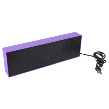 Voice Sensors Pickup Analyzers with Clock 384 LEDs 1624-Purple