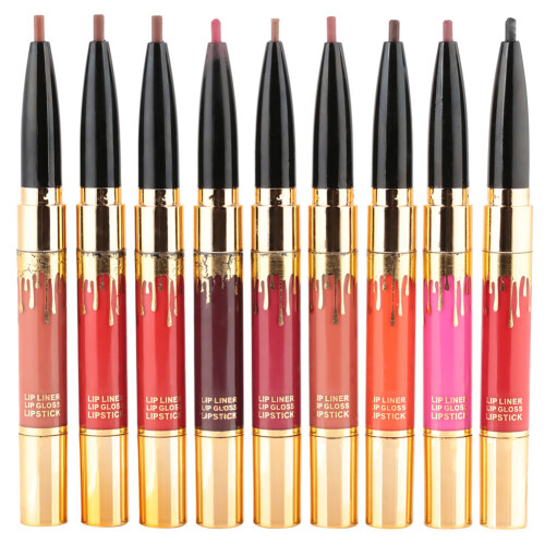 NITRQ 8 Farben 2-in-1 Lipgloss & Eyeliner