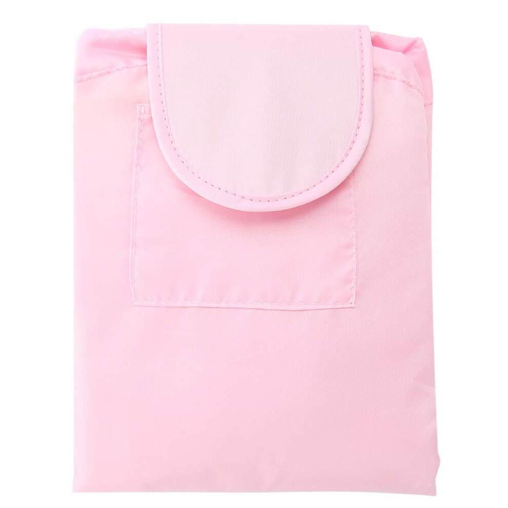 Light/Pink Drawstring Cosmetics Bag With Pouches