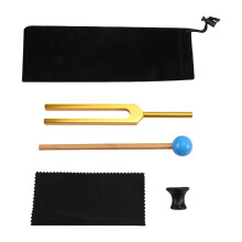 Gold Tone Tuning Fork Set with Hammer-Gold 432 Tuning Fork