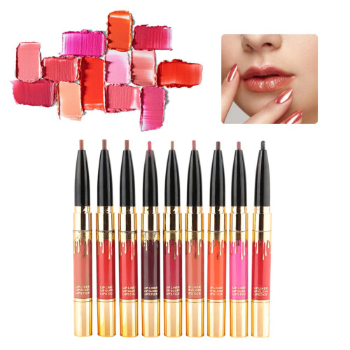 NITRQ 8 Farben 2-in-1 Lipgloss & Eyeliner 2