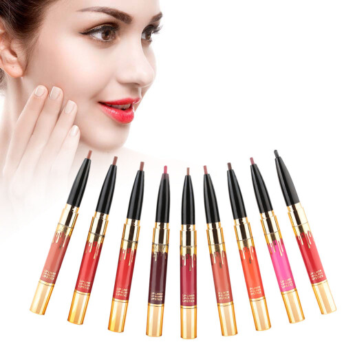 NITRQ 8 Farben 2-in-1 Lipgloss & Eyeliner 1