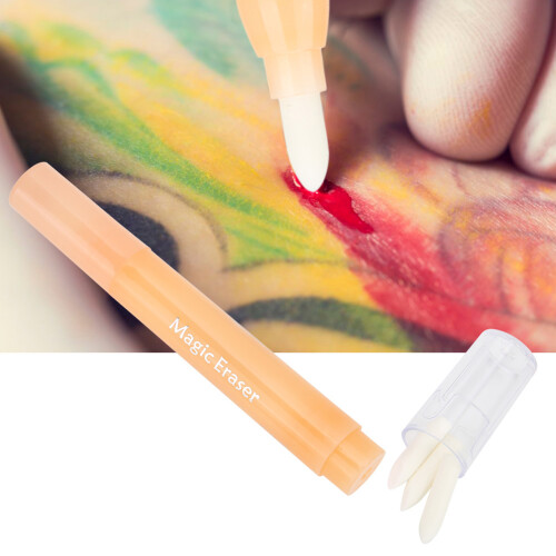 Tattoo-Entferner-Stift Semi-Permanent-Makeup 3 Spitzen Orange 2