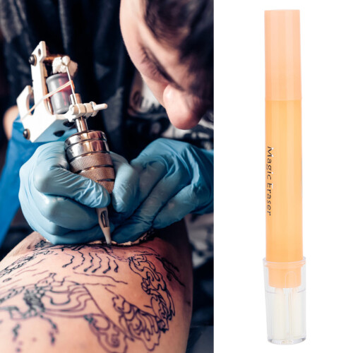 Tattoo-Entferner-Stift Semi-Permanent-Makeup 3 Spitzen Orange 1