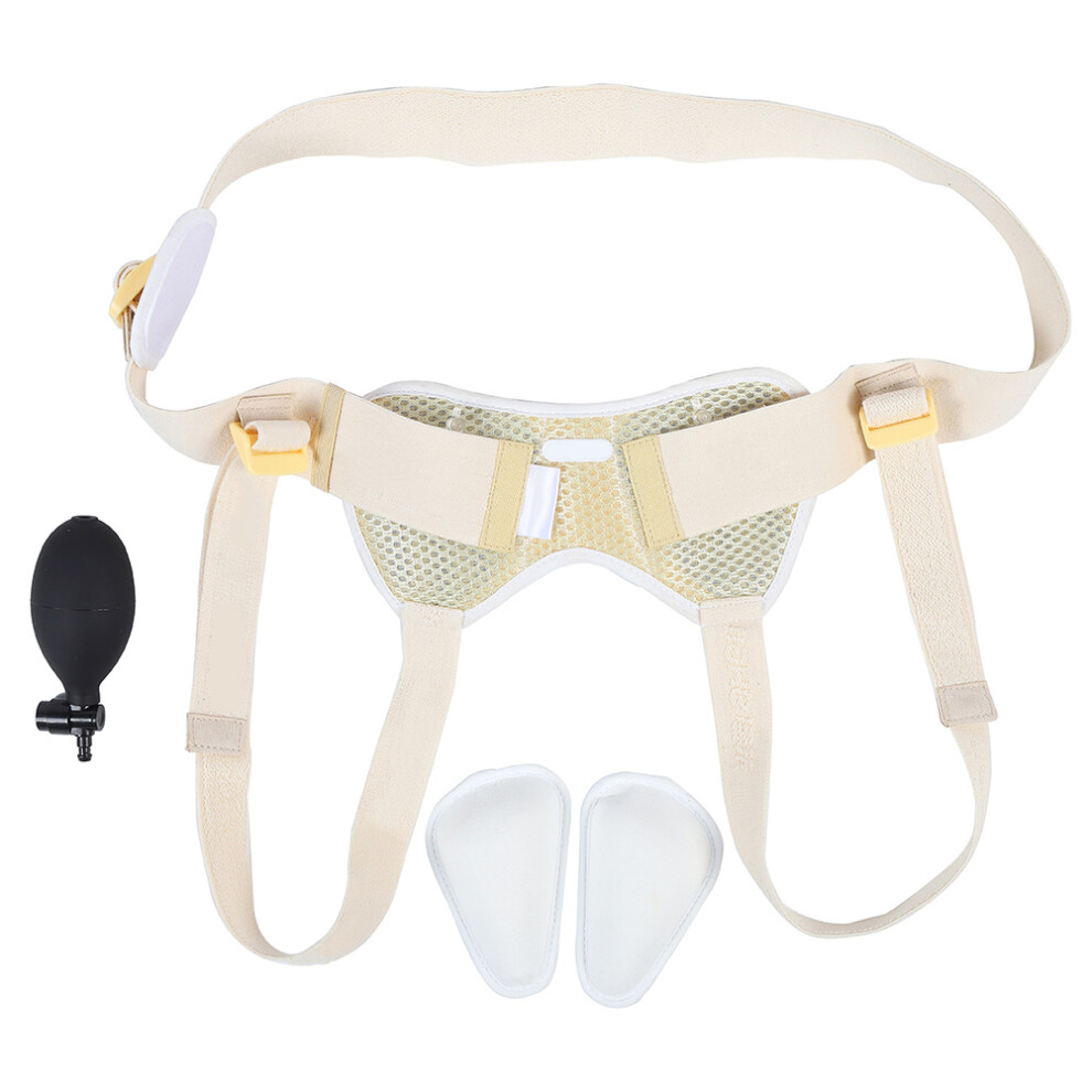 Inguinal Hernia Belt Groin Support Inflatable for Adult Male Elderly