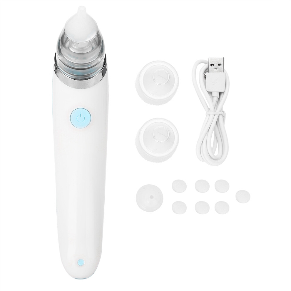 Electric Baby Nasal Aspirator Nose Cleaner Acne Blackhead Sucker Blue