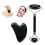 2pcs Natural Obsidian Double End Roller Massage Scraping Board Kit 4