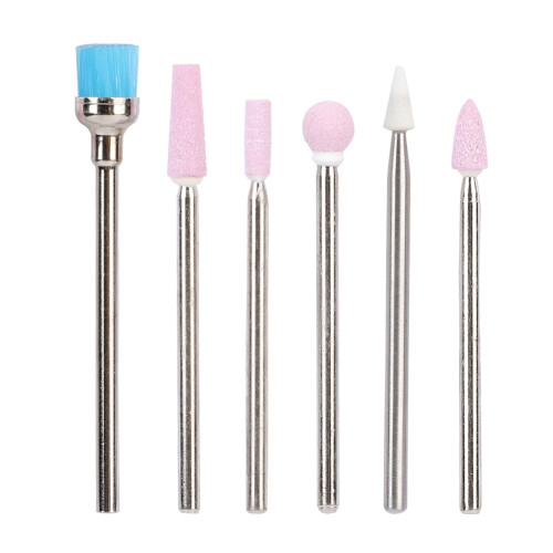 6x RVS Nagelboorkit JG#6