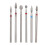 6x RVS Nagelboorkit JG#9 1