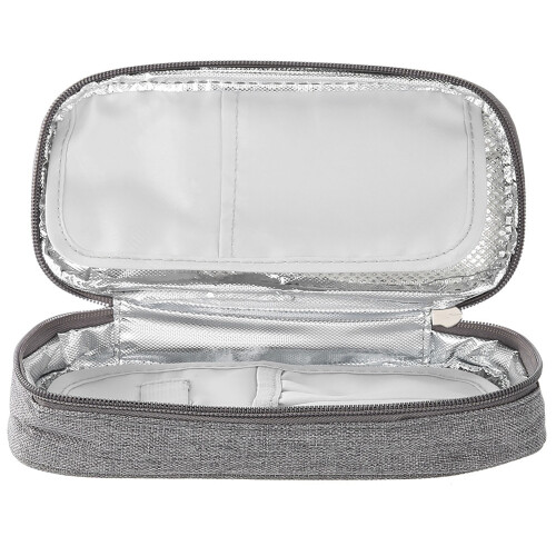 Portable Insulin Cooler Protector Bag Gray 2
