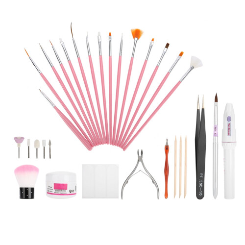 Professionele nagelkunst set met cuticle trimmer 2