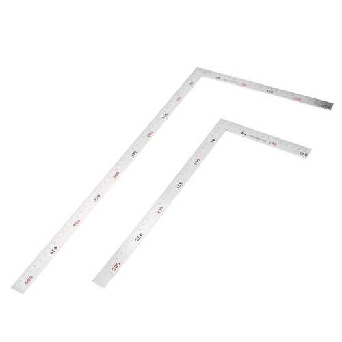 Framing Square Ruler Stainless-1.2mm thickness 500 times 250mm 1