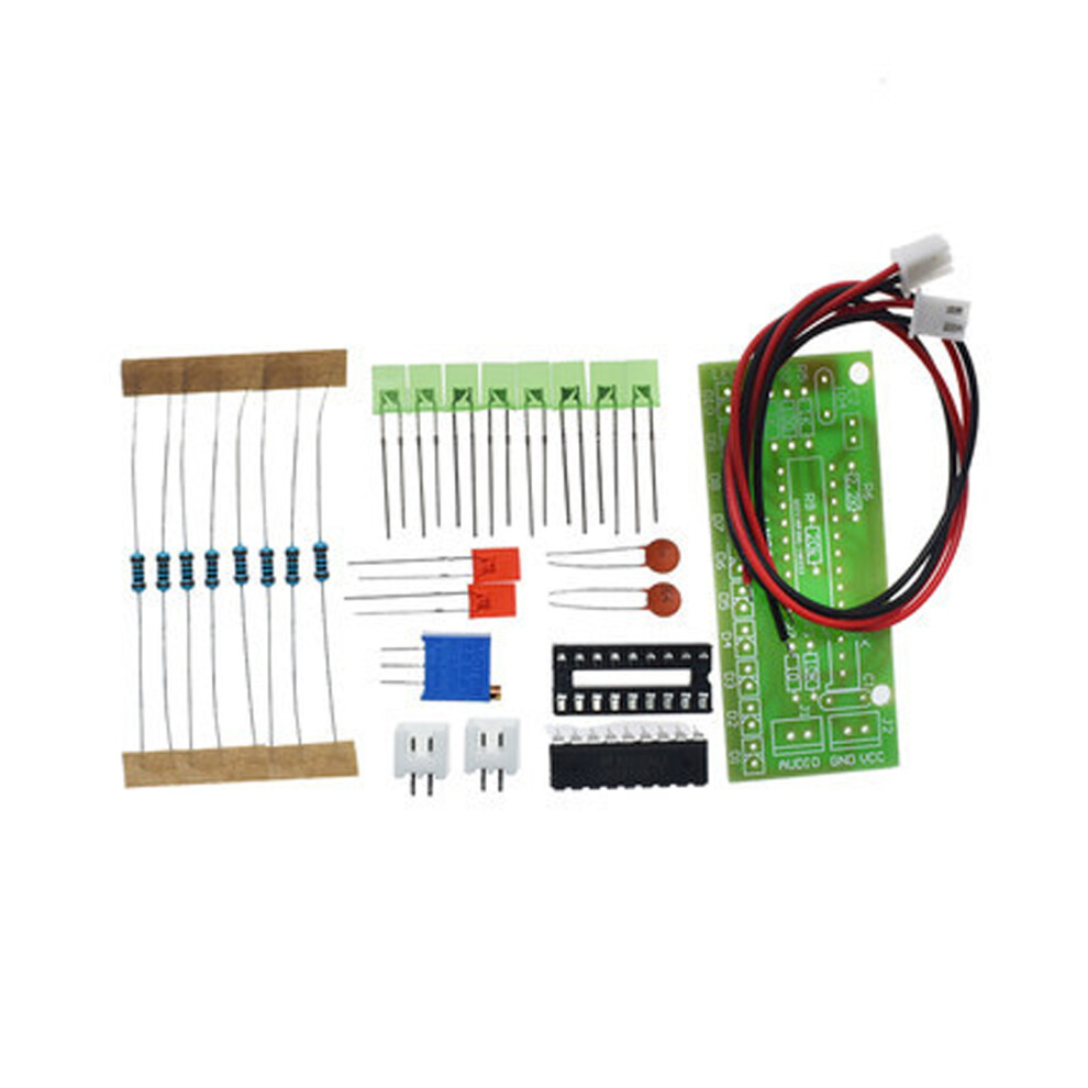 Lm3915 10 Led Sound Spectrum Analyzers Diy Set For Sound 7754000239306