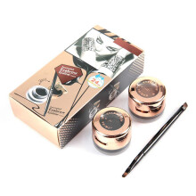 2-in-1 wasserfeste Augenbrauen-/Liner-Creme Braun/Schwarz