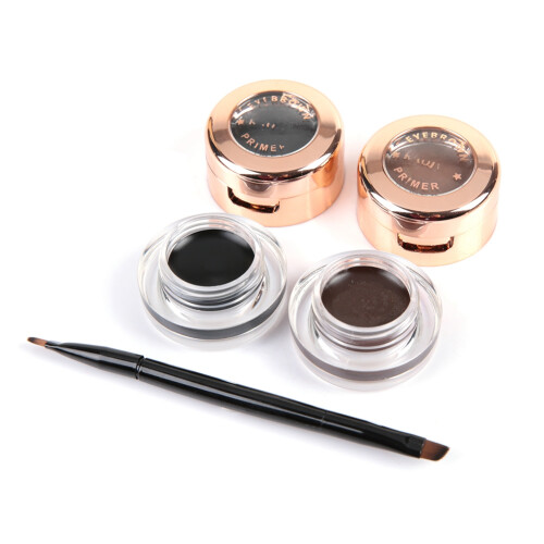 Creme Eyeliner Impermeabile 2in1 Marrone Nero 1