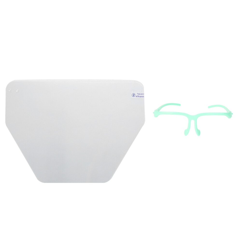Dental Face Shield Professional Protective Detachable Green 448787274908