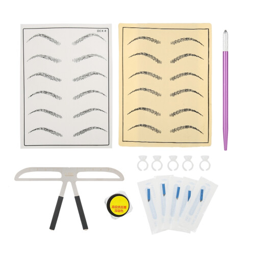 Manuelles Microblading-Set mit Nadeln & Tasse 9#