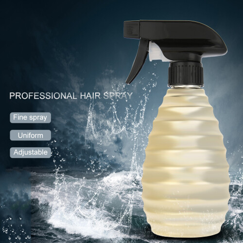 350ml Nachfüllbare Haarsprayflasche Gold 2