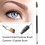 Doppelseitiger Augenbrauenpinsel Mascara Wimpern 4