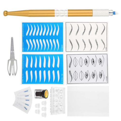 Microblading-Eyebrow-Tattoo-Kit 4# Praxis-Haut-Set 2