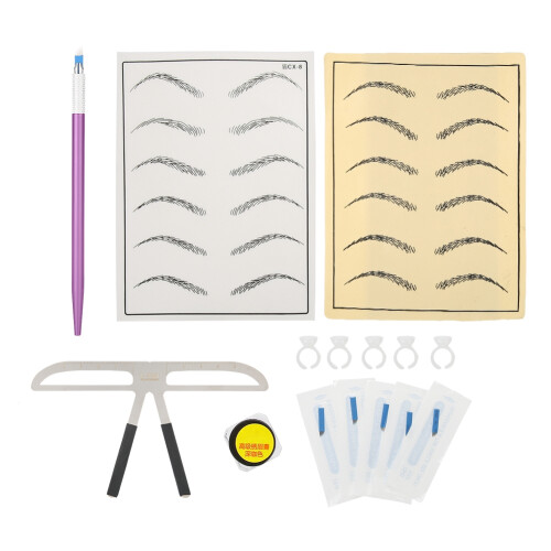 Manuelles Microblading-Set mit Nadeln & Tasse 9# 2