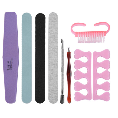 8st Nail Art Set Schuimvijlen & Buffers