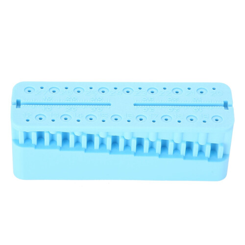 Sky Blue Dental Endo Block Files Measuring Ruler