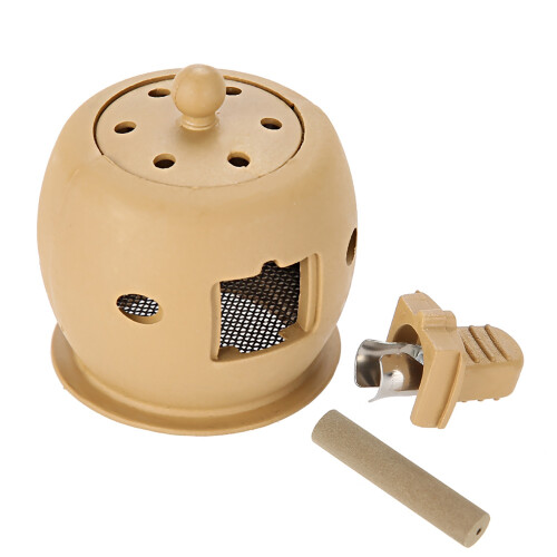 Wiederverwendbarer Moxa-Stick-Rollenhalter-Set 1