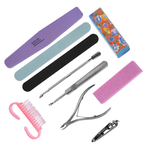 10st Nail Art Set Schuimvijlen & Buffers 2