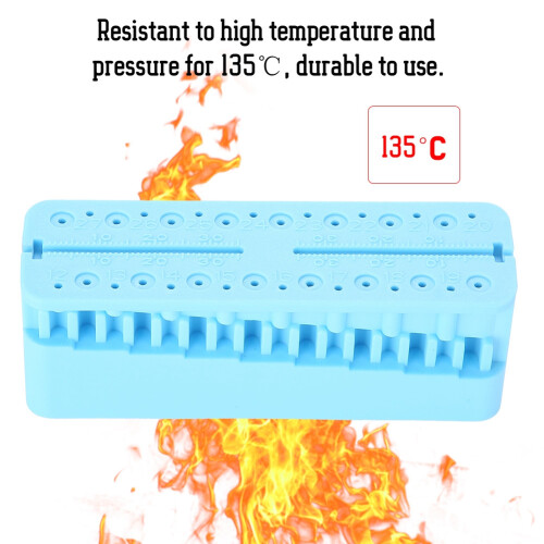 Sky Blue Dental Endo Block Files Measuring Ruler 2