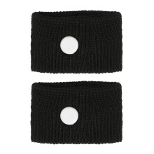 1 Paar Kinder & Erwachsene Reise-Armbänder Flugzeug/Bus Schwarz