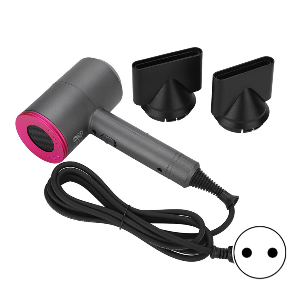 Grey/Red Constant Temp Hair Dryer Low Noise Fast Styling Rose