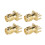 100 Pcs SMA Weibliche Basis Buchse 4 Pin RF 9