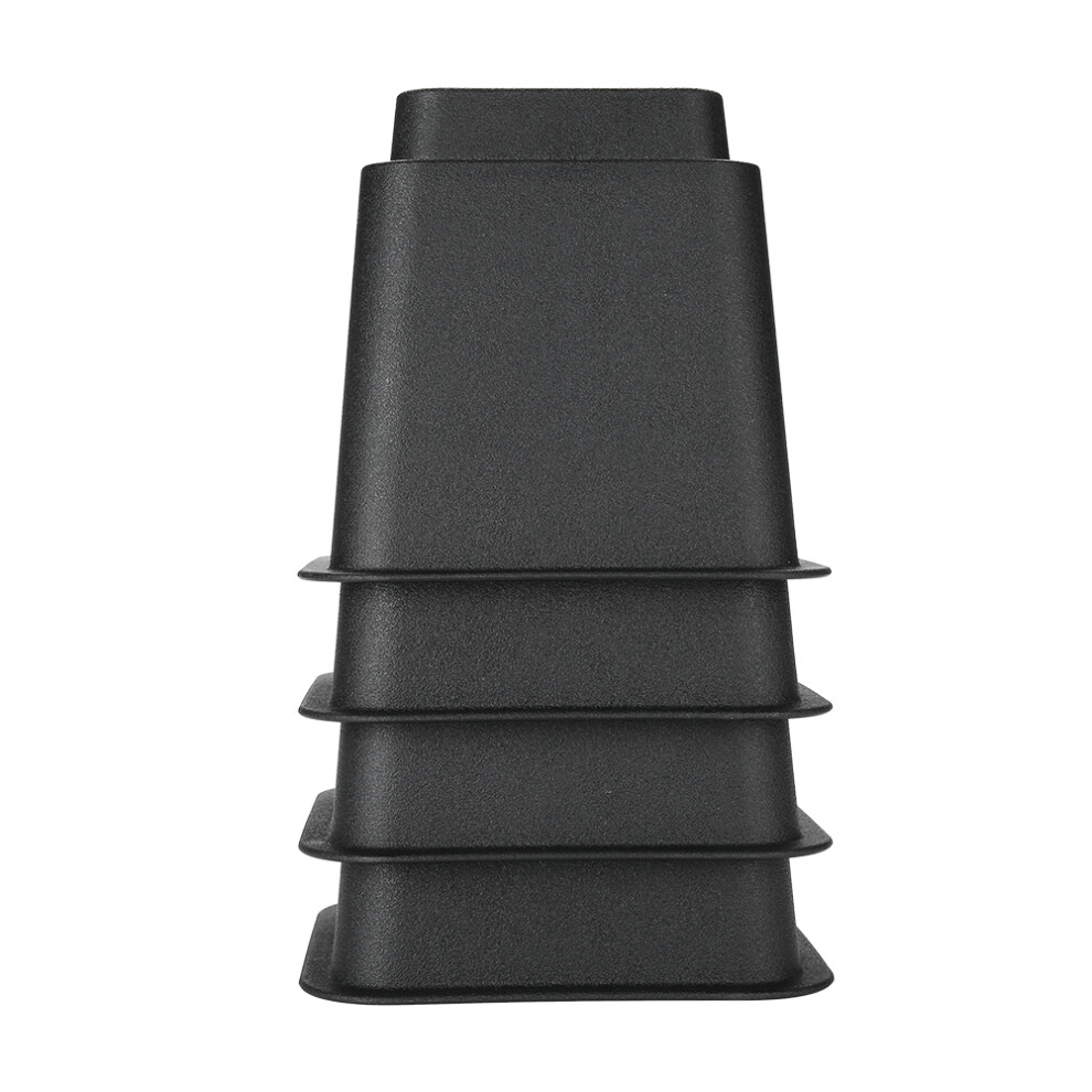 4Pcs 5" Adjustable Furniture Raisers Wide Feet Lift