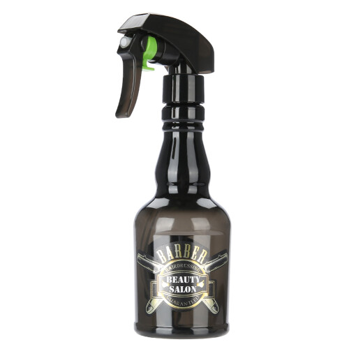Friseur-Sprühflasche Wasserzerstäuber (Schwarz)