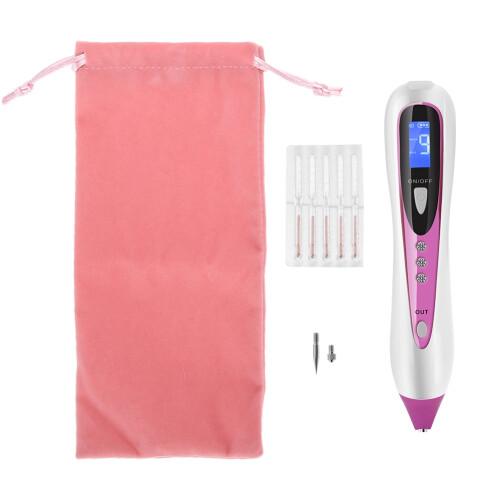 Rechargeable Moles Warts Removal Pen 9-Level Adjustable LCD Display