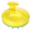 Spazzola Massaggio Scalpo in Silicone Gialla 3
